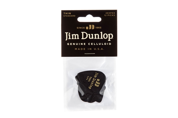 Dunlop - 483P#03 Black Classic - Thin