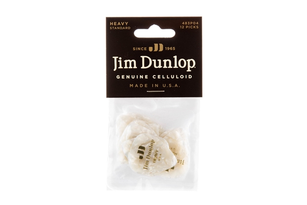 Dunlop - 483P#04 White Perloid - Heavy