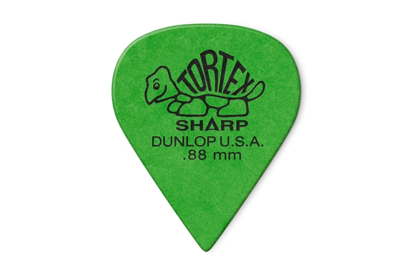 Dunlop - 412R.88 Tortex Sharp Green
