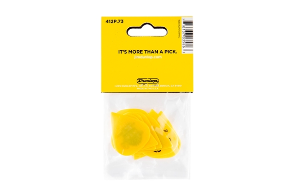 Dunlop - 412P Tortex Sharp Yellow .73