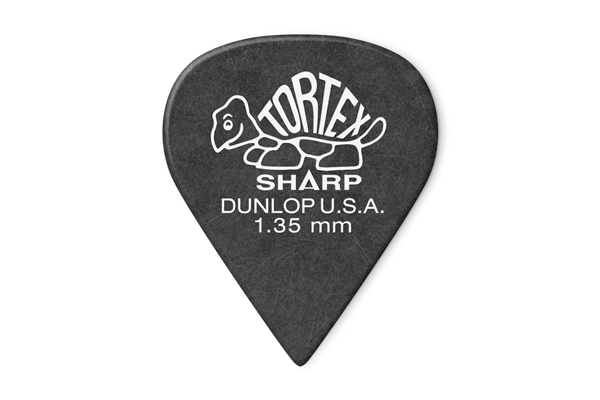 Dunlop - 412P1.35 Tortex Sharp Black