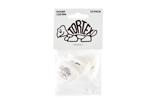 Dunlop - 412P1.5 Tortex Sharp White