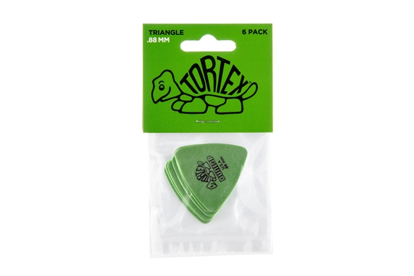 Dunlop 431P Tortex Triangle Green .88