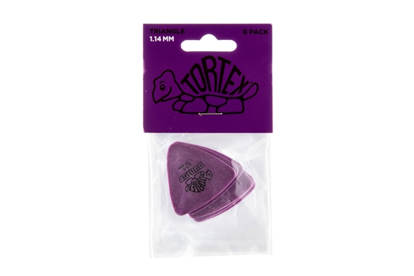 Dunlop 431P Tortex Triangle Purple 1.14