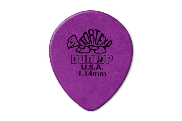 Dunlop 413R Tortex Tear Drop Purple 1.14