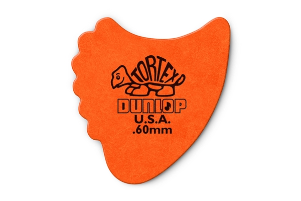 Dunlop - 414R Tortex Fin Orange .60