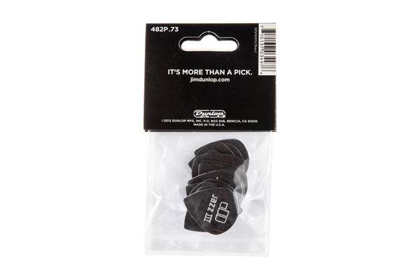 Dunlop - 482P Pitch Black Jazz III .73