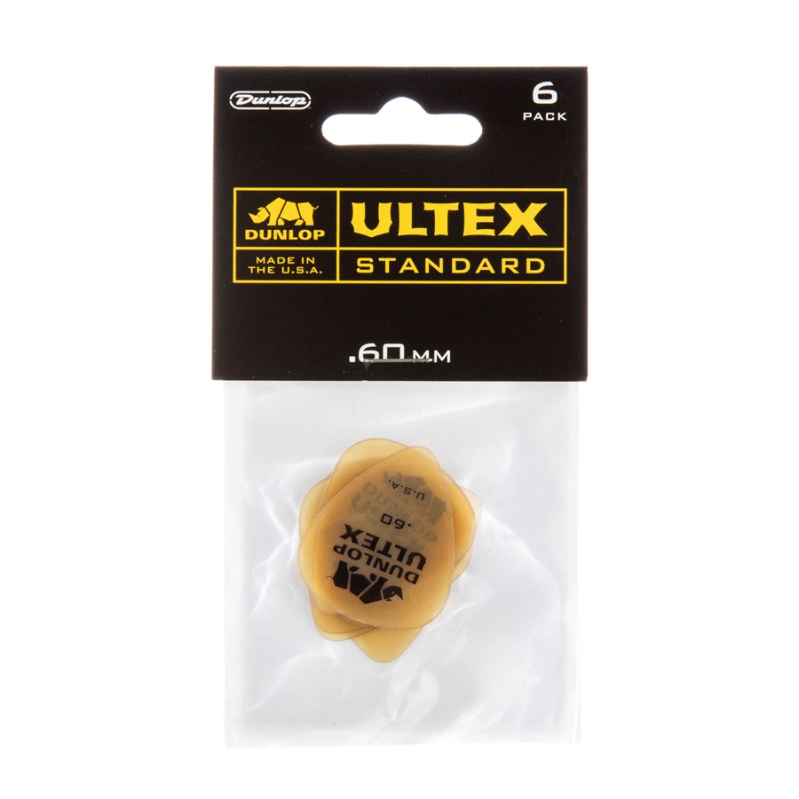 Dunlop 421P.60 Ultex Standard .60mm Player's Pack/6