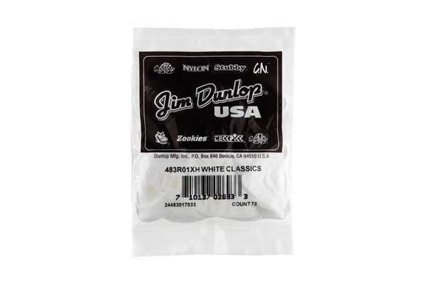 Dunlop - 483R#01 White Classic - Extra Heavy