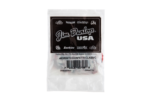 Dunlop - 483R#06 Confetti Classic - Thin