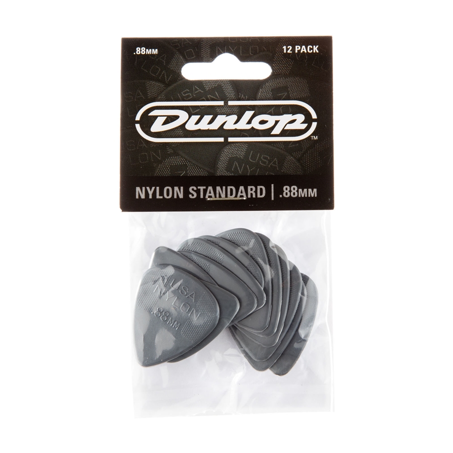 Dunlop 44P.88 Nylon Standard DarkGrey .88mm