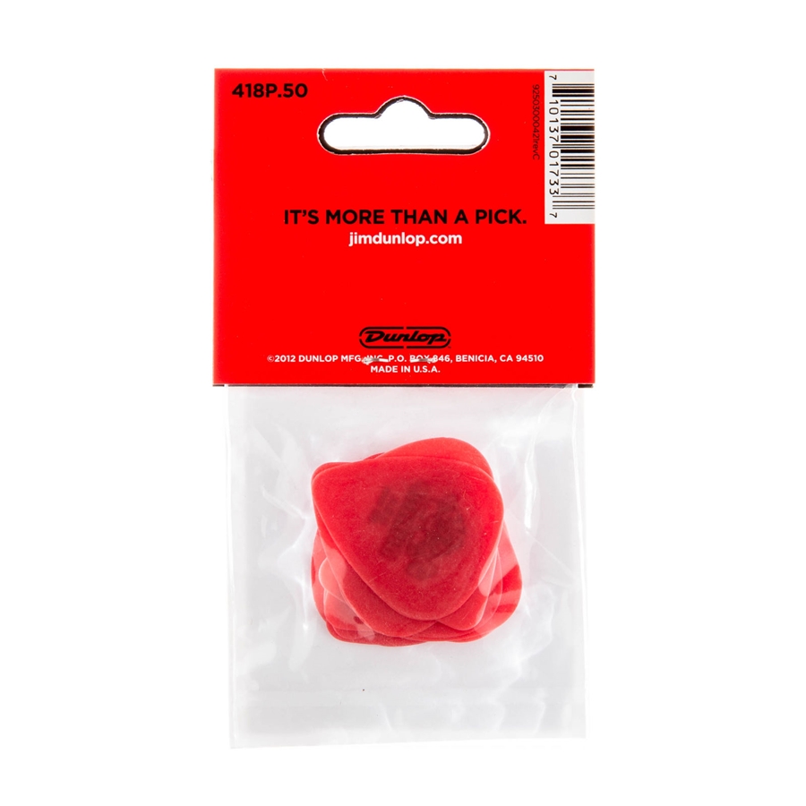 Dunlop 418P Tortex Standard Red .50