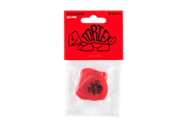 Dunlop 418P Tortex Standard Red .50