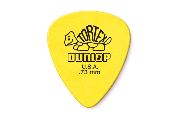 Dunlop - 418P Tortex Standard Yellow .73