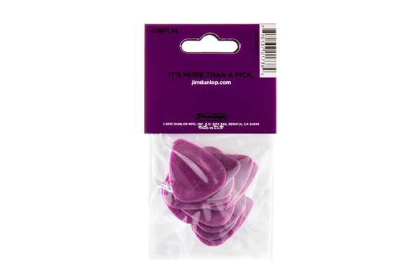 Dunlop - 418P Tortex Standard Purple 1.14