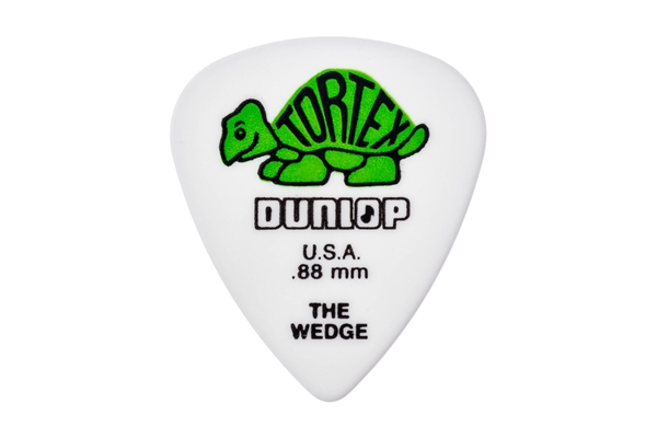 Dunlop - 424P Tortex Wedge Green .88