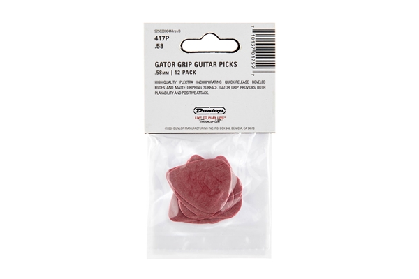 Dunlop - 417P.58 Gator Grip Standard .58mm