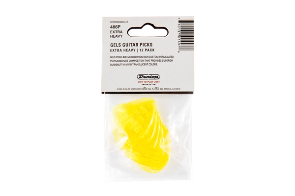 Dunlop - 486PXH Gels Yellow Extra Heavy