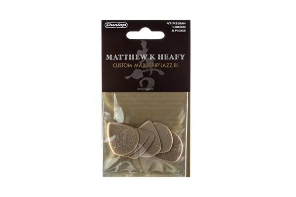 Dunlop - 471P3SMH Matt Heafy Max Grip Jazz Player's Pack/6