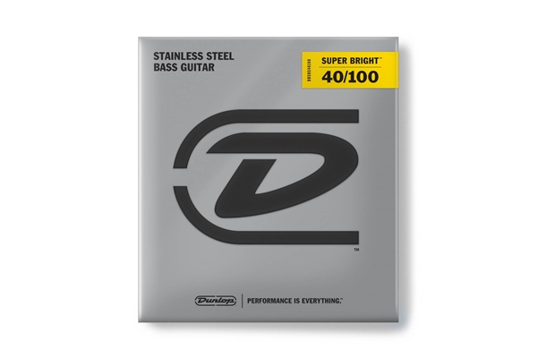 Dunlop DBSBS40100 Super Bright Stainless Steel, Light Set/4