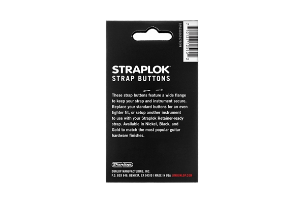 Dunlop - 2PSLS031N Straplok Dual Button Nickel