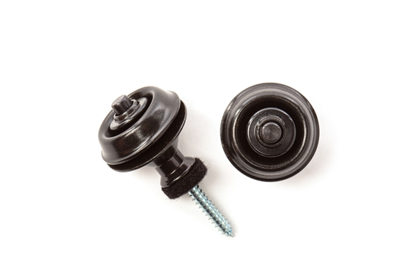 Dunlop - SLS1033BK Straplok Dual Design Strap Retainer System, Black