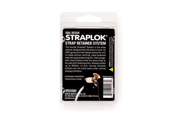 Dunlop - SLS1035VN Straplok Dual Design Vintage Nickel