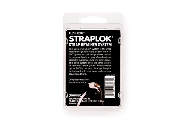 Dunlop - SLS1401N Straplok Flush Mount Strap Retainer System, Nickel