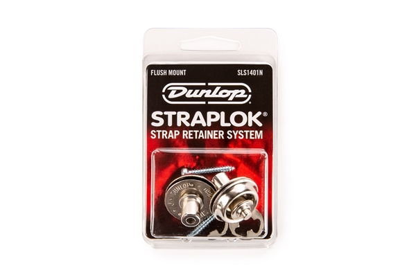 Dunlop - SLS1401N Straplok Flush Mount Strap Retainer System, Nickel