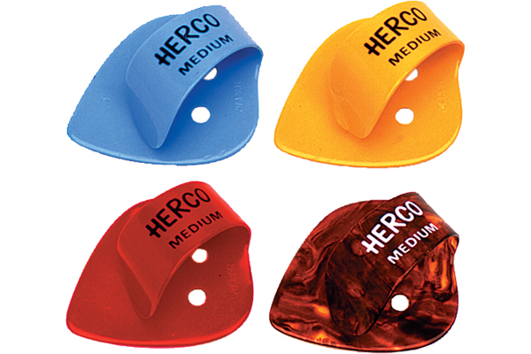 Herco - HE112 Herco Flat Thumbpicks Medium Box/24