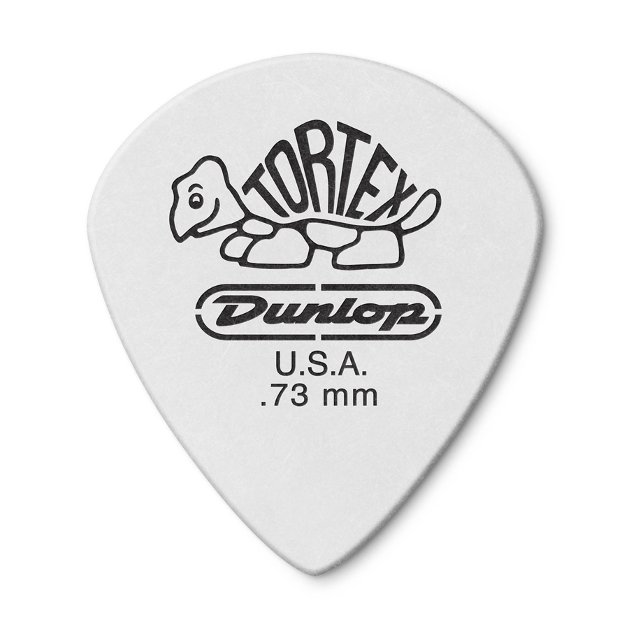 Dunlop 478R.73 Tortex White Jazz III, .73mm