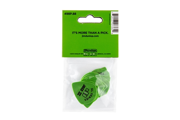 Dunlop - 498P.88 TORTEX JAZZ III XL, .88MM