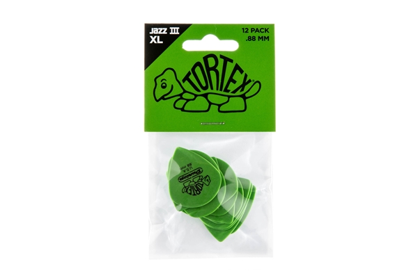 Dunlop 498P.88 TORTEX JAZZ III XL, .88MM