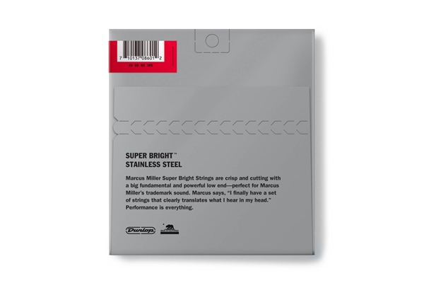 Dunlop - DBMMS45105 Marcus Miller Super Bright, Medium Set/4