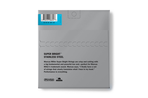 Dunlop - DBMMS45125 Marcus Miller Super Bright, Medium Set/5