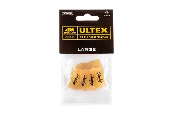 Dunlop 9073P ULTEX THUMB PICK LARGE-PLAYER'S CONFEZIONE DA 4