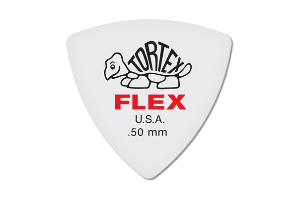Dunlop - 456P.50 Tortex Flex Triangle .50 mm Pack/6