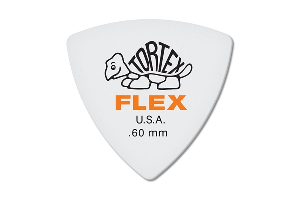 Dunlop - 456P.60 Tortex Flex Triangle .60 mm Pack/6
