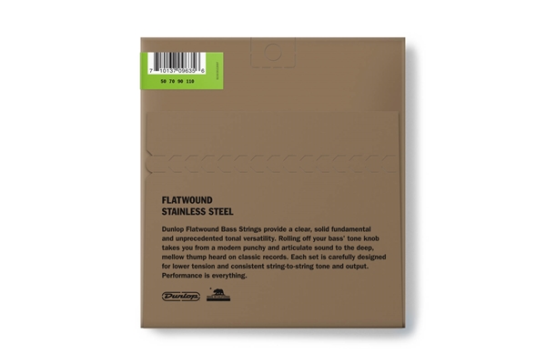 Dunlop - DBFS50110 Flatwound Scala Lunga 50-110 4/Set