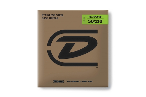 Dunlop - DBFS50110 Flatwound Scala Lunga 50-110 4/Set