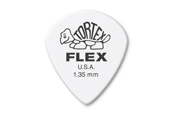 Dunlop - 468R1.35 Tortex Flex Jazz III 1.35mm bag/72