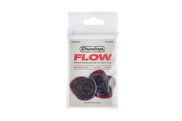 Dunlop - 549P1.14 Flow Standard Grip 1.14mm Player Pack/6