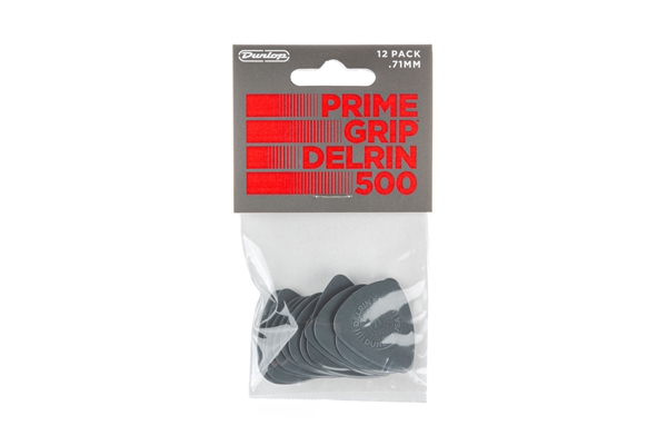Dunlop - 450P071 Prime Grip Delrin 500 .71 mm Player's Pack/12