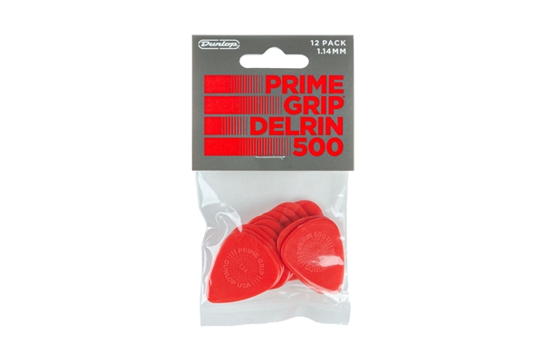 Dunlop - 450P114 Prime Grip Delrin 500 1.14 mm Player's Pack/12
