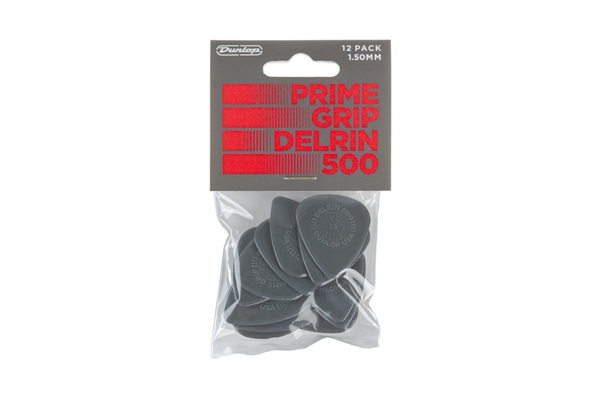 Dunlop - 450P150 Prime Grip Delrin 500 1.5 mm Player's Pack/12