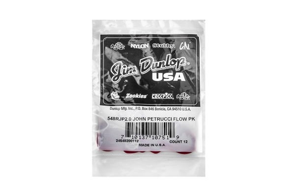Dunlop - 548RJP200 John Petrucci Flow 2.0 mm Bag/12