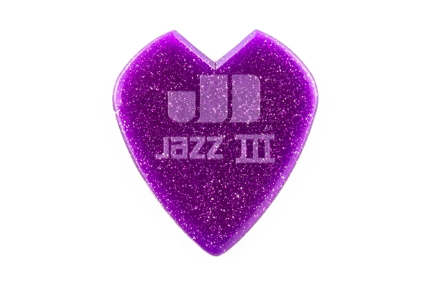 Dunlop - 47PKH3NPS Kirk Hammett Purple Sparkle Jazz III Player's Pack/6