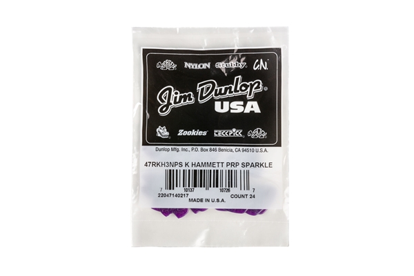 Dunlop - 47RKH3NPS Kirk Hammett Purple Sparkle Jazz III Bag/24