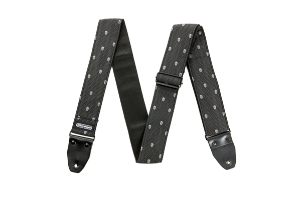 Dunlop - D6707 Tracolla Jacquard Grey Skull