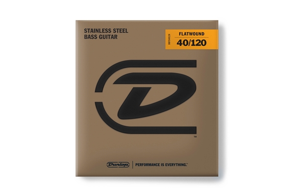 Dunlop - DBFS40120 Flatwound Light Scala lunga Set/5